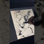 【イラストメイキング】漫画家志望が崩壊スターレイルの銀狼を描いてみました！【illustration making】#shorts
